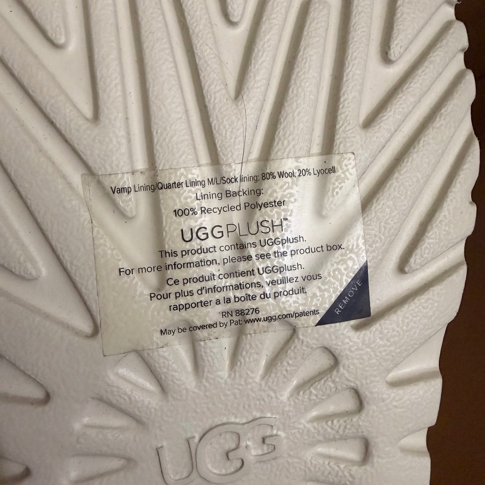 UGG Classic Mini Alpine Lace Boots Sand Suede Sheepskin 1130558 Womens 11 - Picture 8 of 16